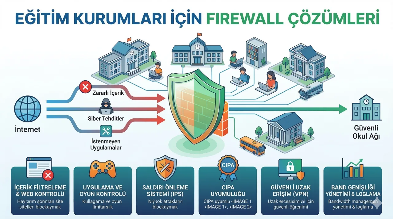 Eğitim Kurumları İçin Firewall Çözümler