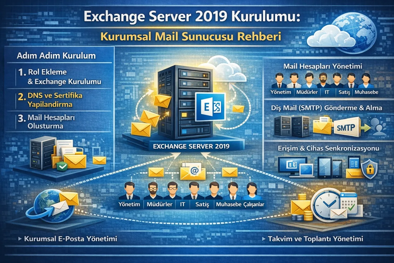 Exchange Server 2019 kurulumu