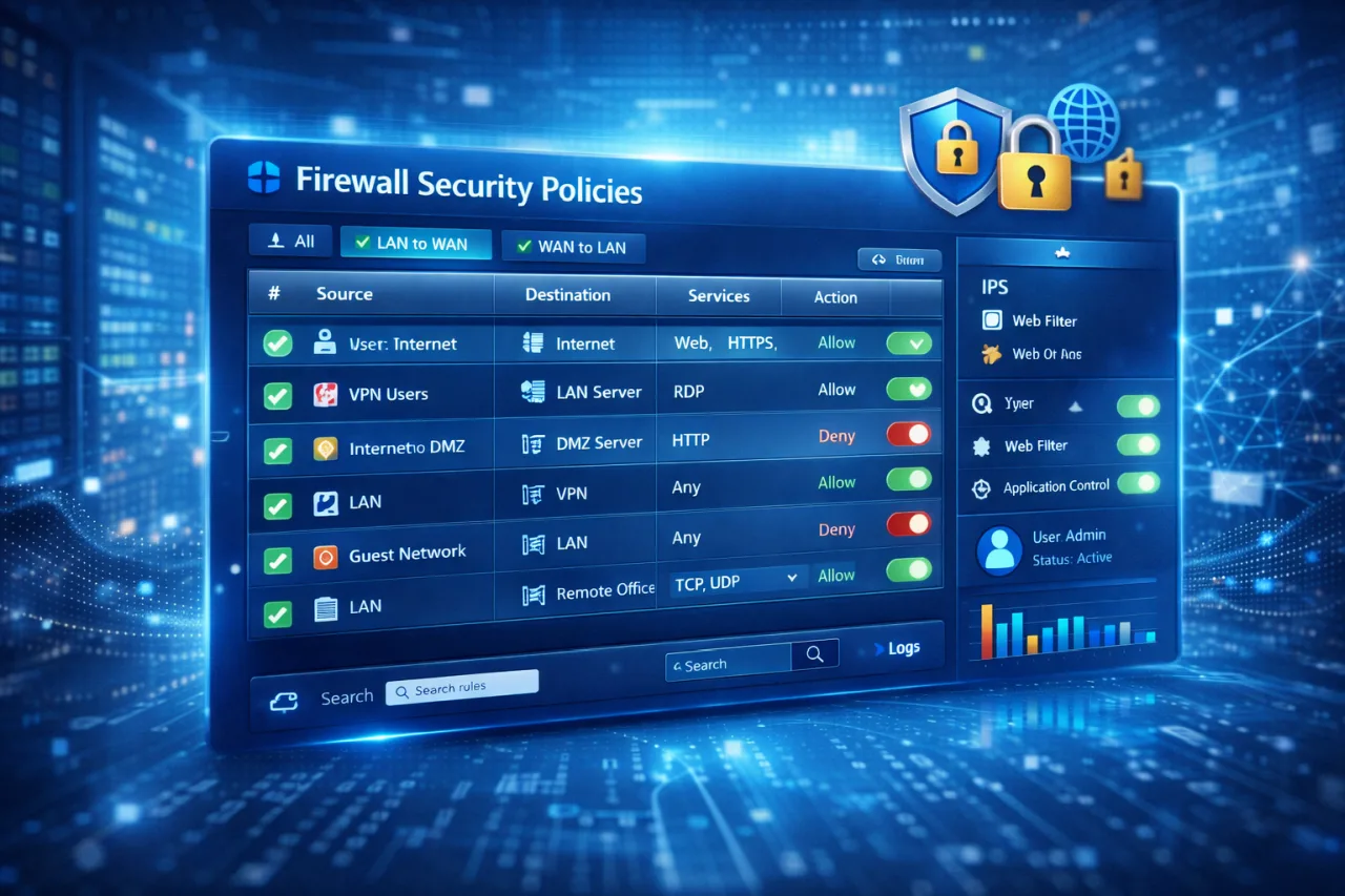 Firewall Güvenlik Politikaları
