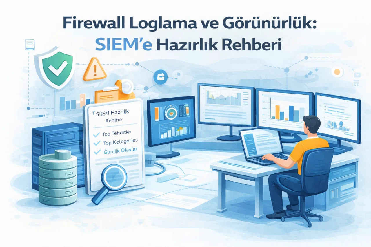 Loglama & Görünürlük: SIEM’e hazırlık