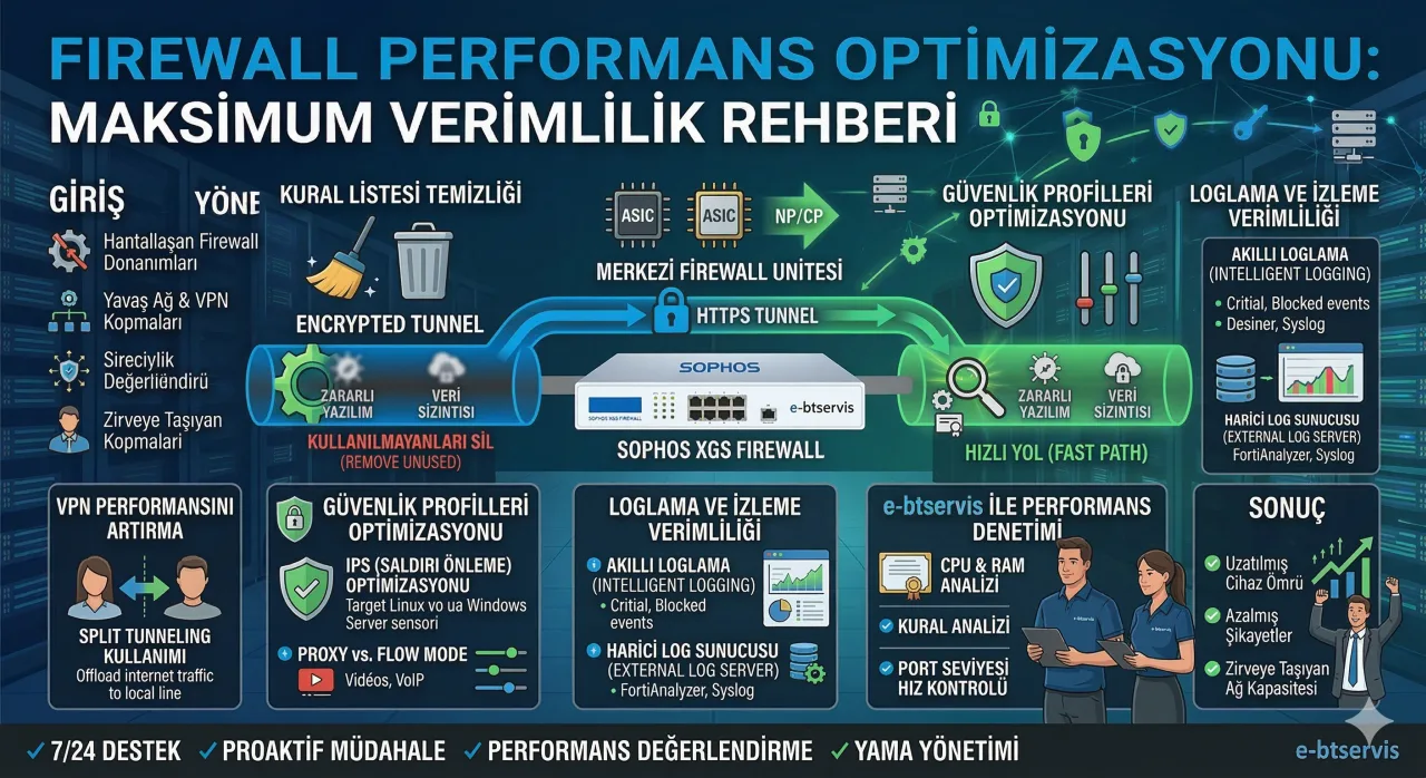 Firewall Performans Optimizasyonu Maksimum Verimlilik Rehberi