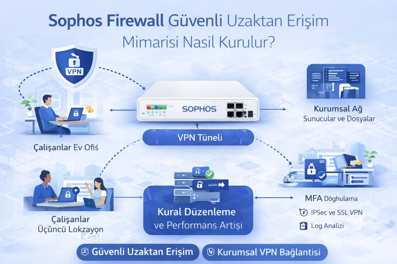 Sophos Firewall Güvenli Uzaktan Erişim Mimarisi Nasıl Kurulur?