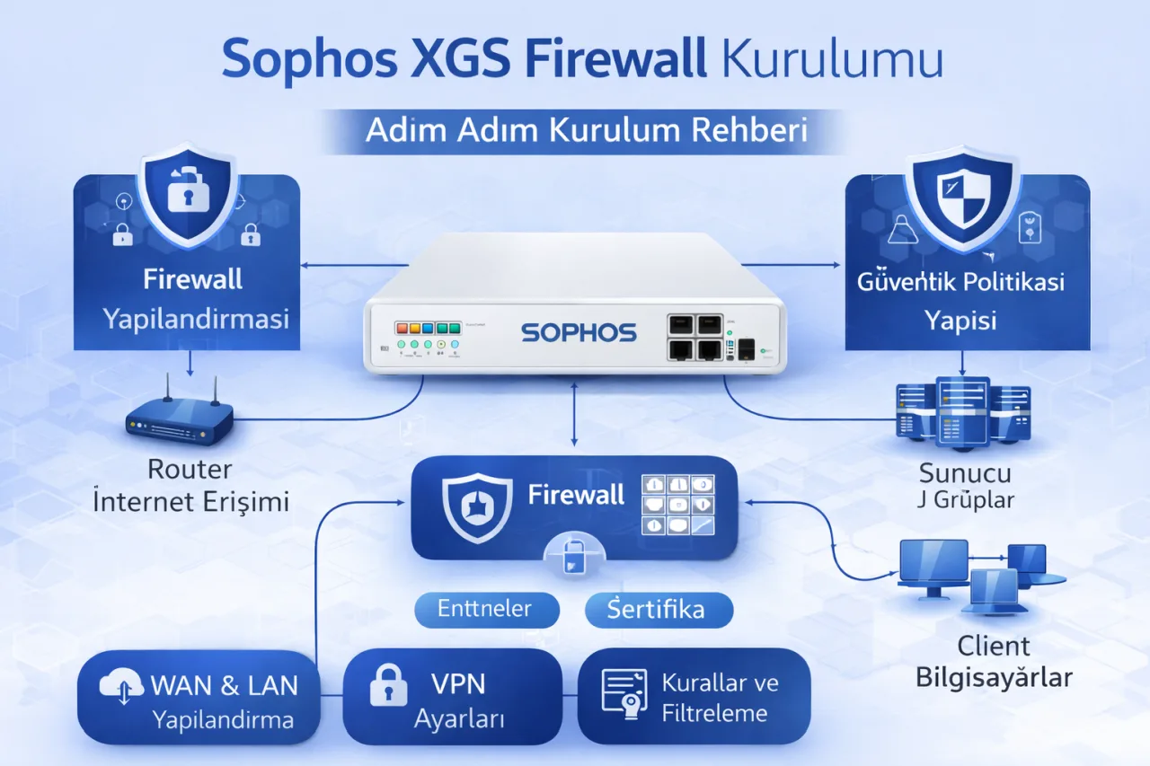 Sophos XGS Firewall Kurulumu: Adım Adım Kurumsal Kurulum Rehberi